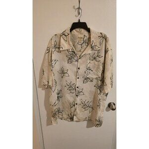 Panama Jack Shirt Button Down Short Sleeve Mens Size XXL Hawaiian Shirt Vacation